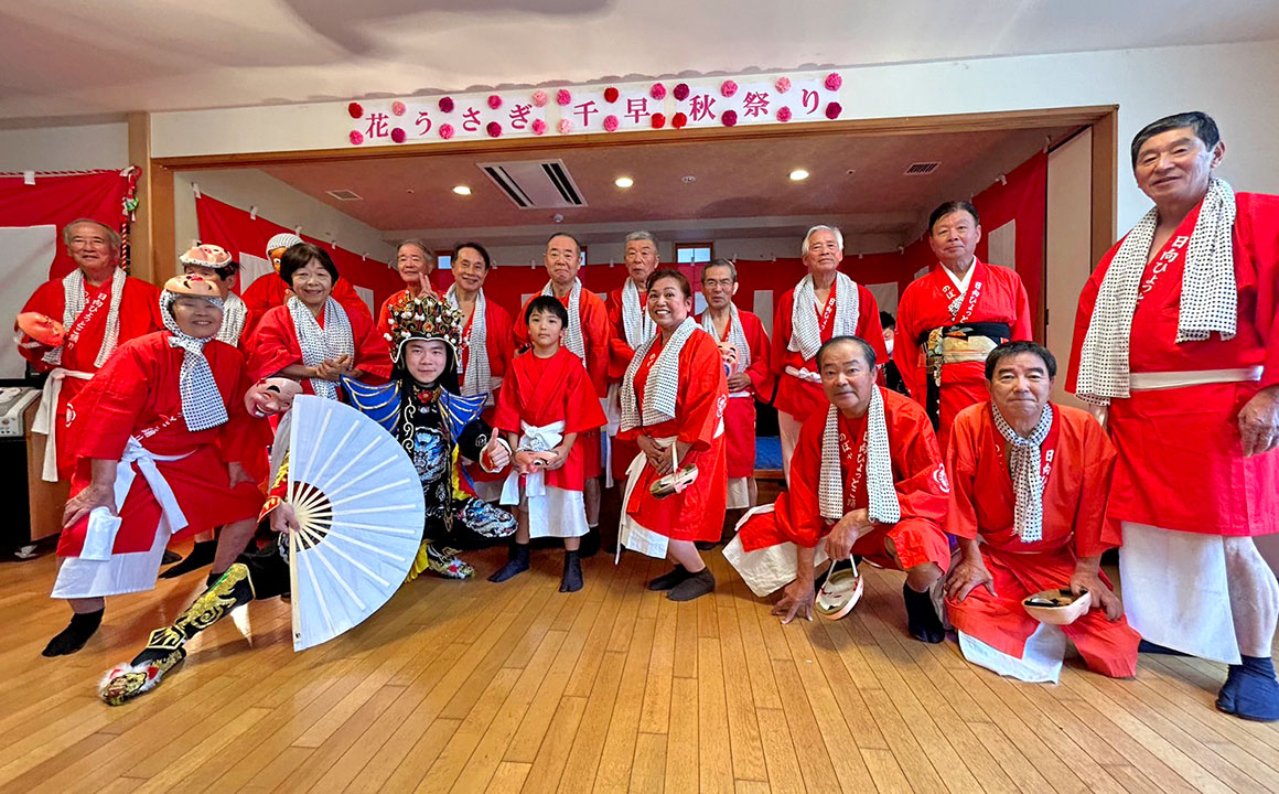 2024年11月10日　花うさぎ千早秋祭り